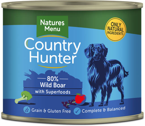 Natures Menu Country Hunter Wild Boar with Superfoods Wet Dog Food