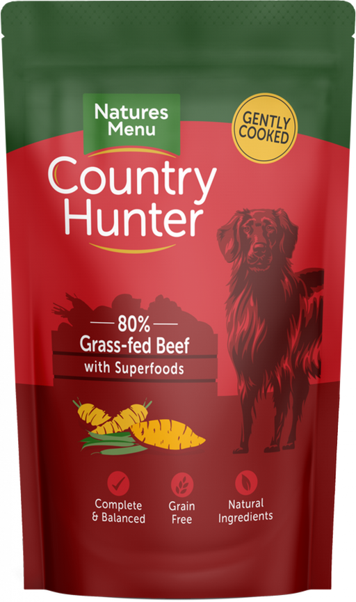 Natures Menu Country Hunter Grass Grazed Beef Superfood Wet Dog Food