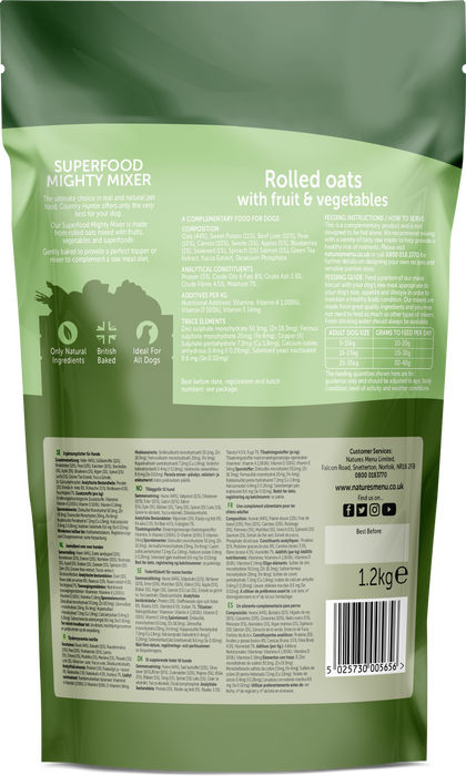Natures Menu Country Hunter Superfood Mighty Mixer 1.2kg
