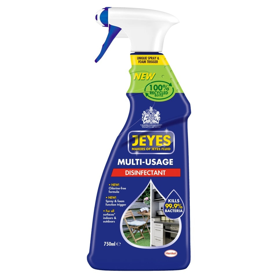 Jeyes Fluid Multi Usage Outdoor Cleaner & Disinfectant Spray 750ml