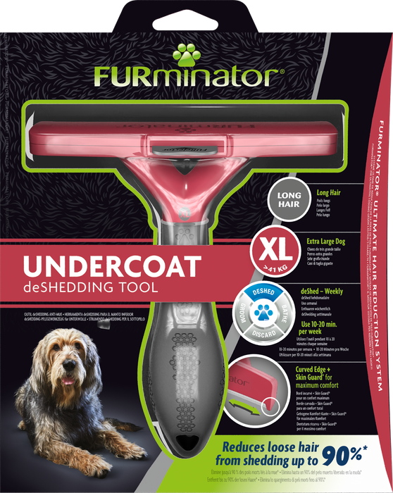 FURminator Undercoat deShedding Tool for Extra Large Long Hair Dog