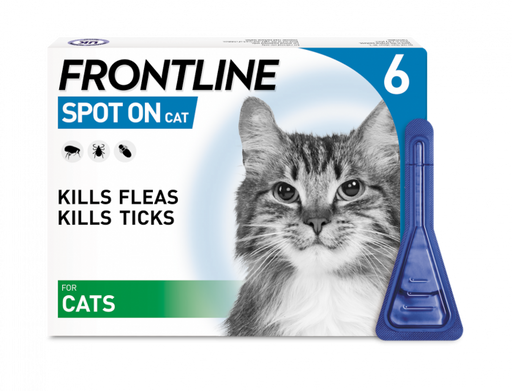 Frontline Spot On Flea & Tick Treatment Cat - 6 pack