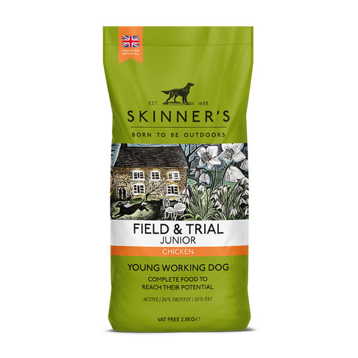 [Clearance Sale] Skinner's Field & Trial Chicken Junior Working Dry Dog Food 15kg