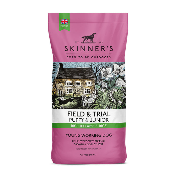 Skinner's Field & Trial Lamb & Rice Puppy & Junior Working Dry Dog Food