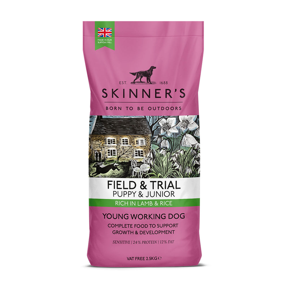 Skinner's Field & Trial Lamb & Rice Puppy & Junior Working Dry Dog Food