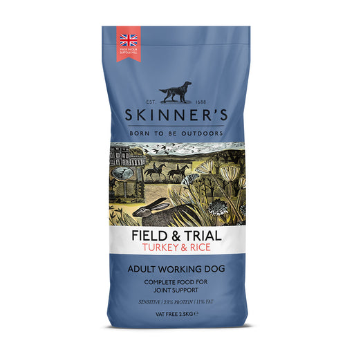 Skinner's Field & Trial Turkey and Rice Adut Working Dry Dog Food