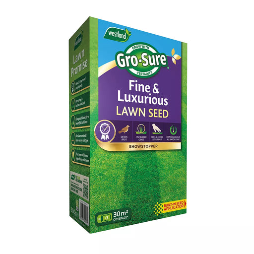 Gro-Sure Fine & Luxurious Lawn Seed 30m² 900g