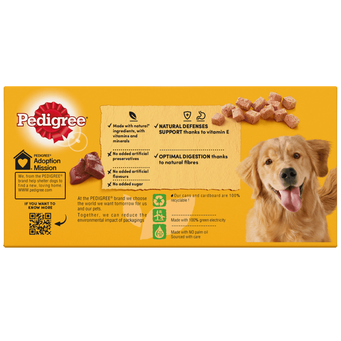Pedigree Chunks in Loaf Adult Wet Dog Food 6 x 400g
