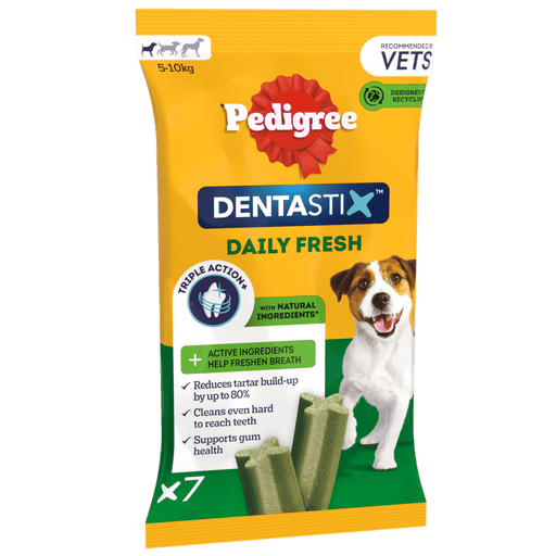 Pedigree Dentastix Fresh Dental Chews Small Dog Treats 7 Sticks