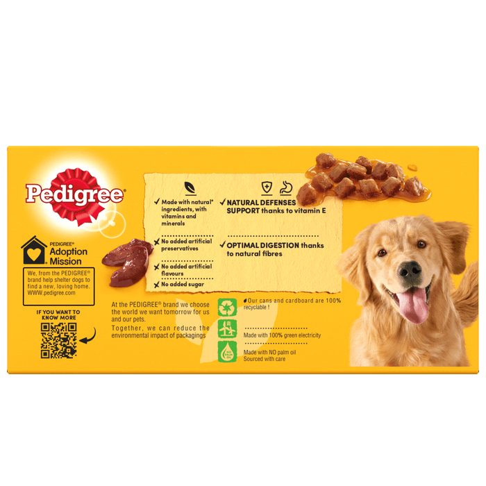 Pedigree Chunks in Gravy Wet Dog Food