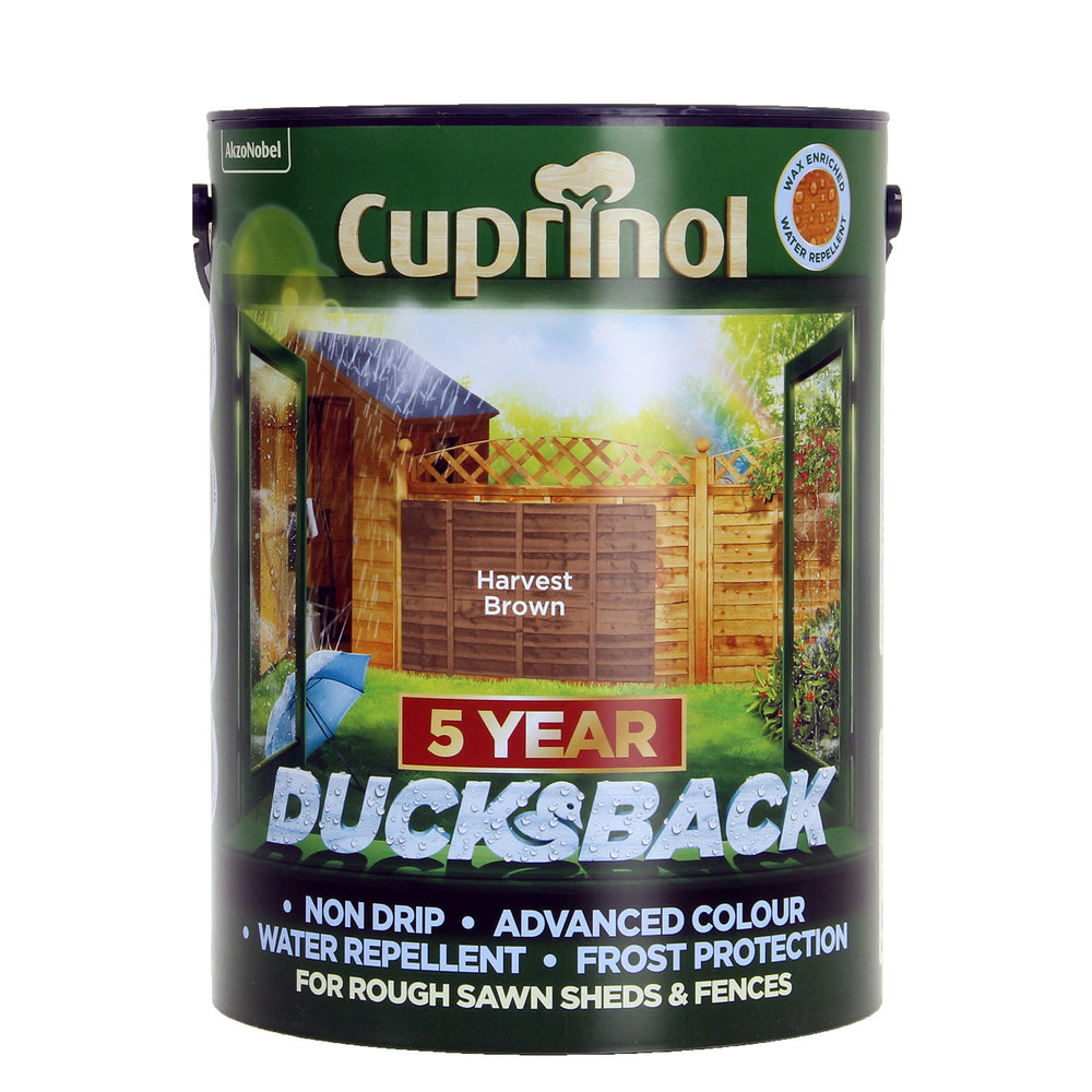 Cuprinol Cuprinol 5 Year Ducksback Harvest Brown 5L