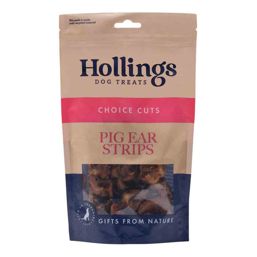 Hollings Pigs Ear Strips 500g