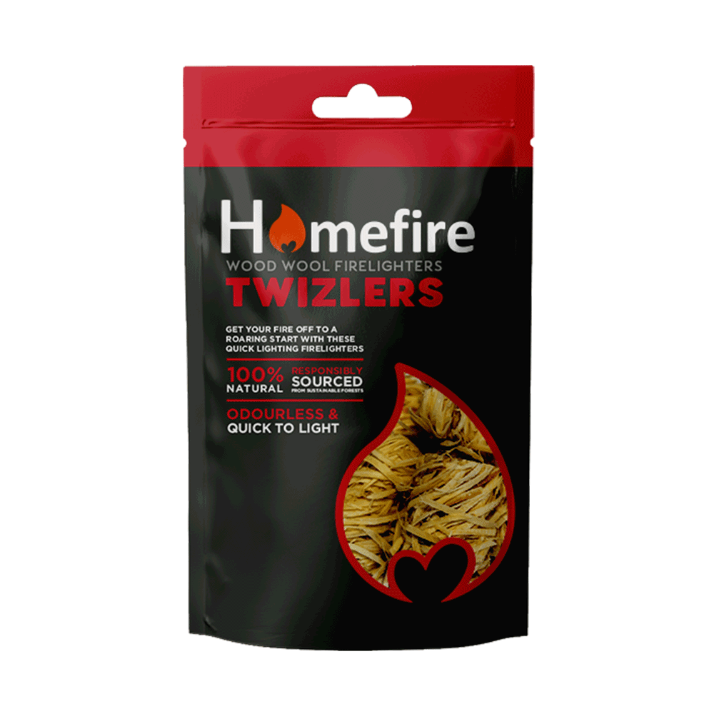 Homefire Twizlers (Wood Wool) Natural Firelighters 300g