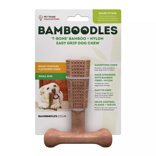 Bamboodles T-Bone Chicken Flavour Dog Chew Small
