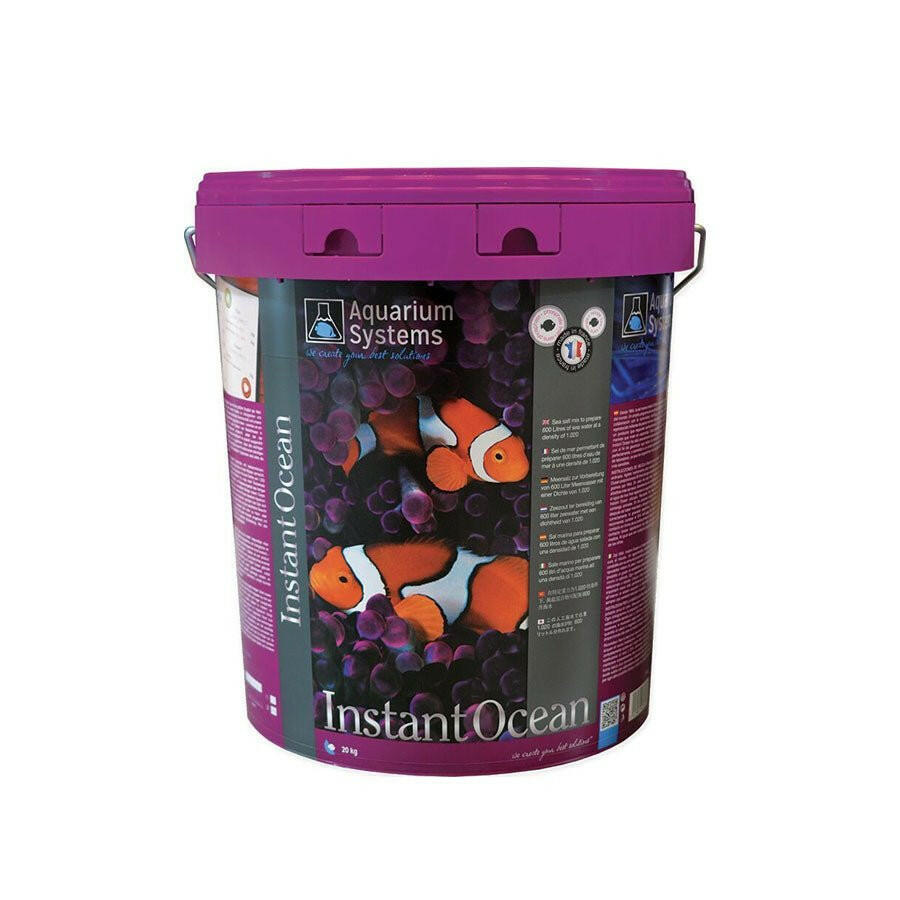 Aquarium Systems Instant Ocean Aquarium Marine Sea Salt 20kg