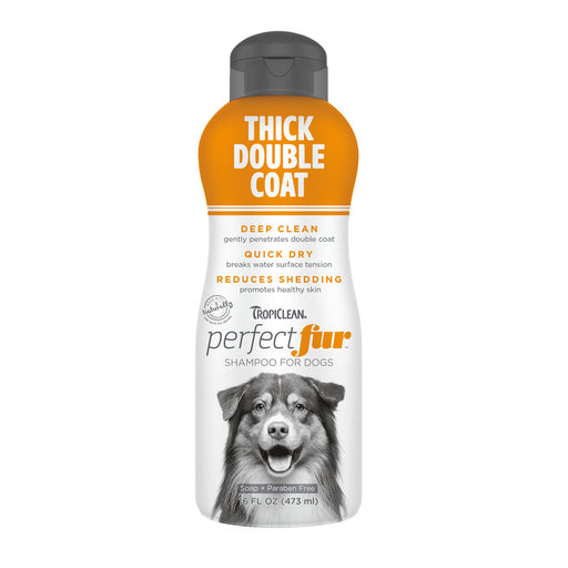 TropiClean Thick Double Coat Shampoo for Dogs 473ml