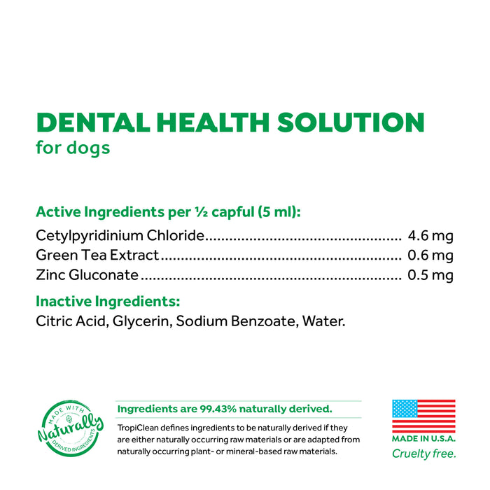 TropiClean Dental Health Solution for Dogs