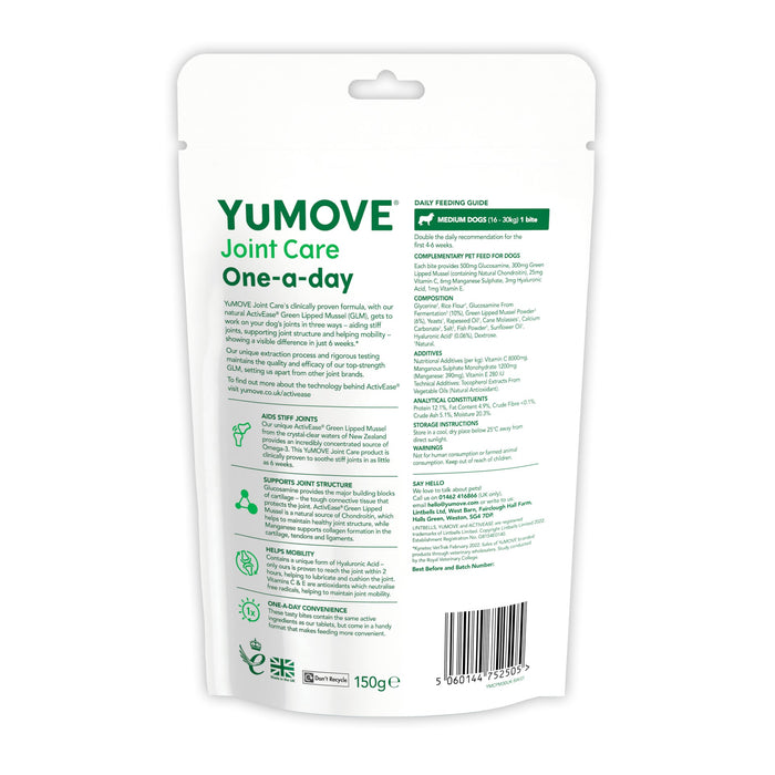 YuMOVE Joint Care One-a-day For Medium Dogs 30 Tasty Bites