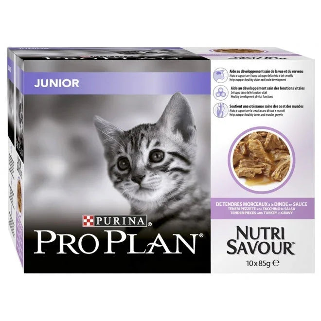 Pro Plan Kitten Nutri Savour Turkey in Gravy Wet Cat Food 1 х 85g —