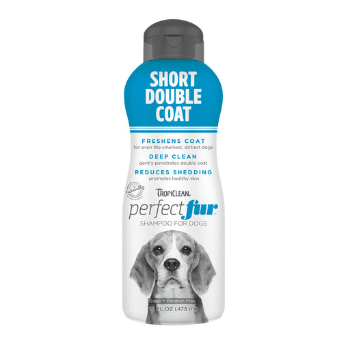 TropiClean Short Double Coat Shampoo for Dogs 473ml