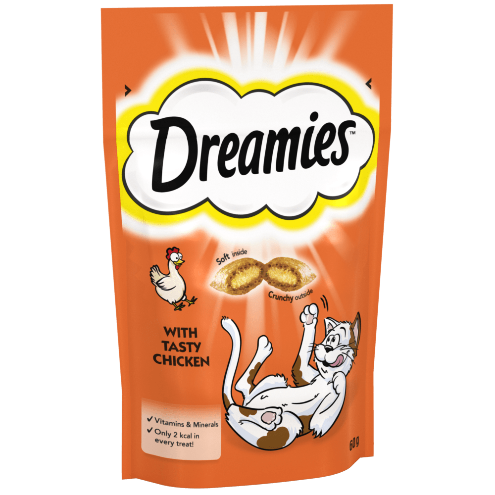 Dreamies with Tasty Chicken Cat Treats