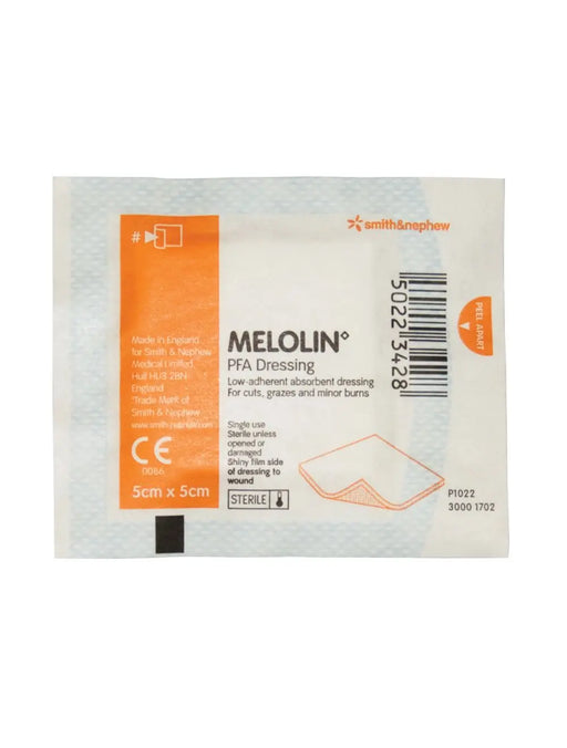 Melolin Cushioned Dressing Pads 5cm x 5cm 1 Pad