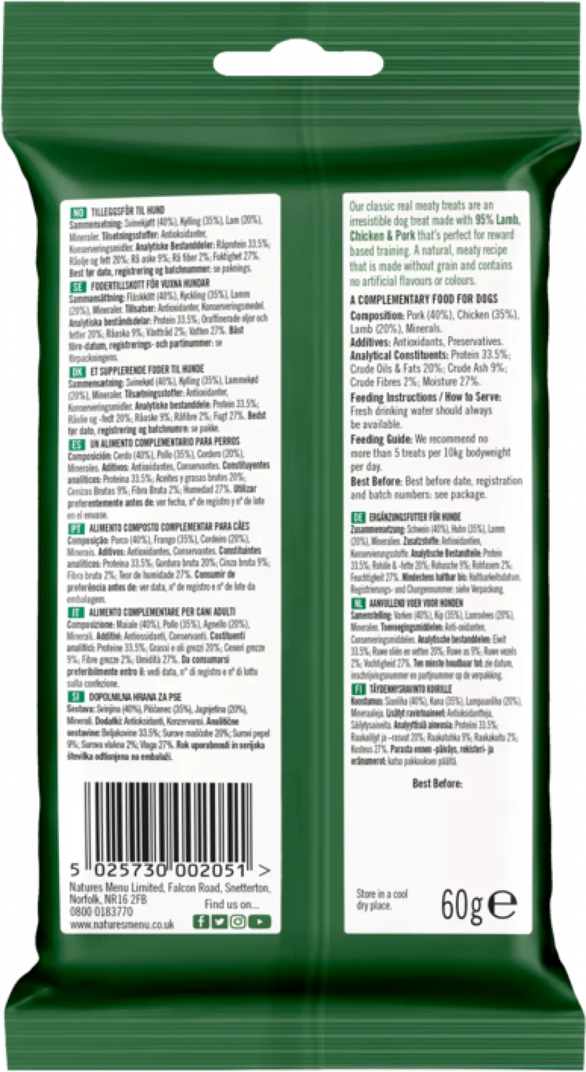 Natures Menu Original with Lamb and Chicken Dog Treats