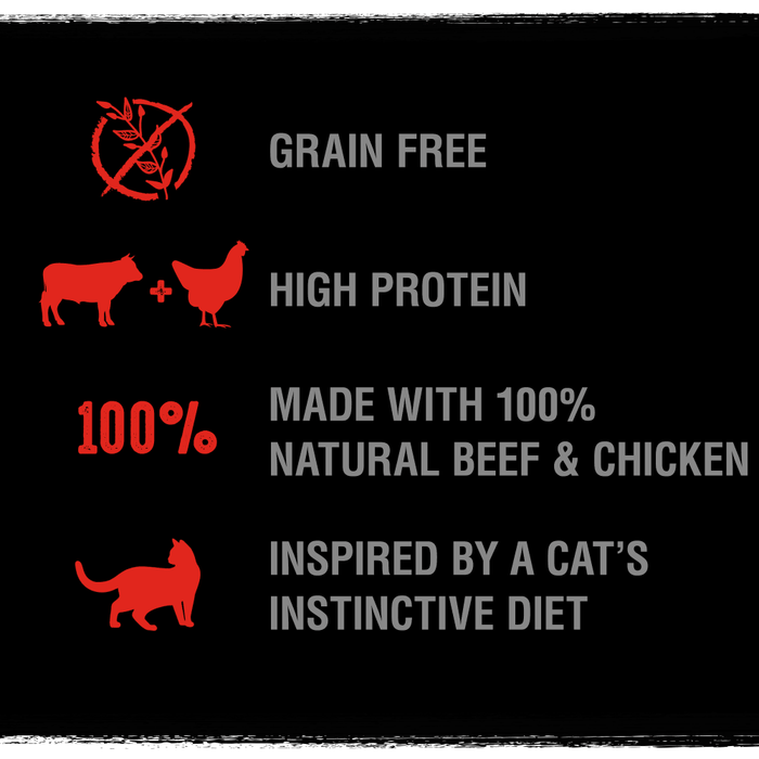 Crave Grain Free Adult Beef & Chicken Dry Cat Food 750g