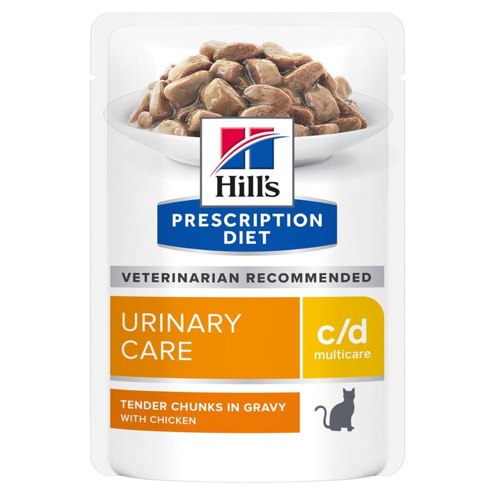 Hill's Prescription Diet c/d Multicare Urinary Care with Chicken Wet Cat Food 12x85g