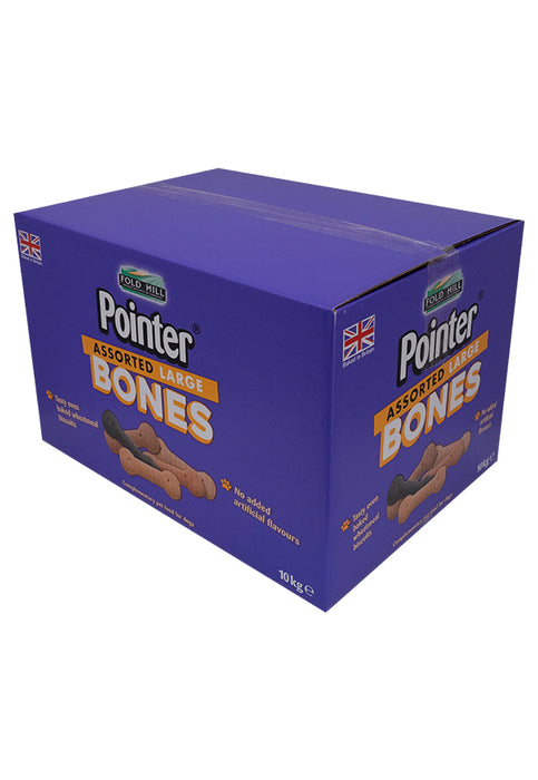 Pointer Assorted Large Bones Dog Treats 10kg