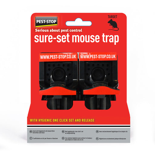 Pest-Stop Sure-Set Mouse Trap 2 Pack