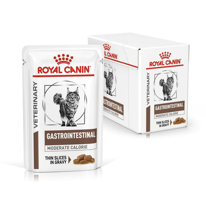 Royal Canin Gastrointestinal Moderate Calorie Thin Slices In Gravy Wet Cat Food