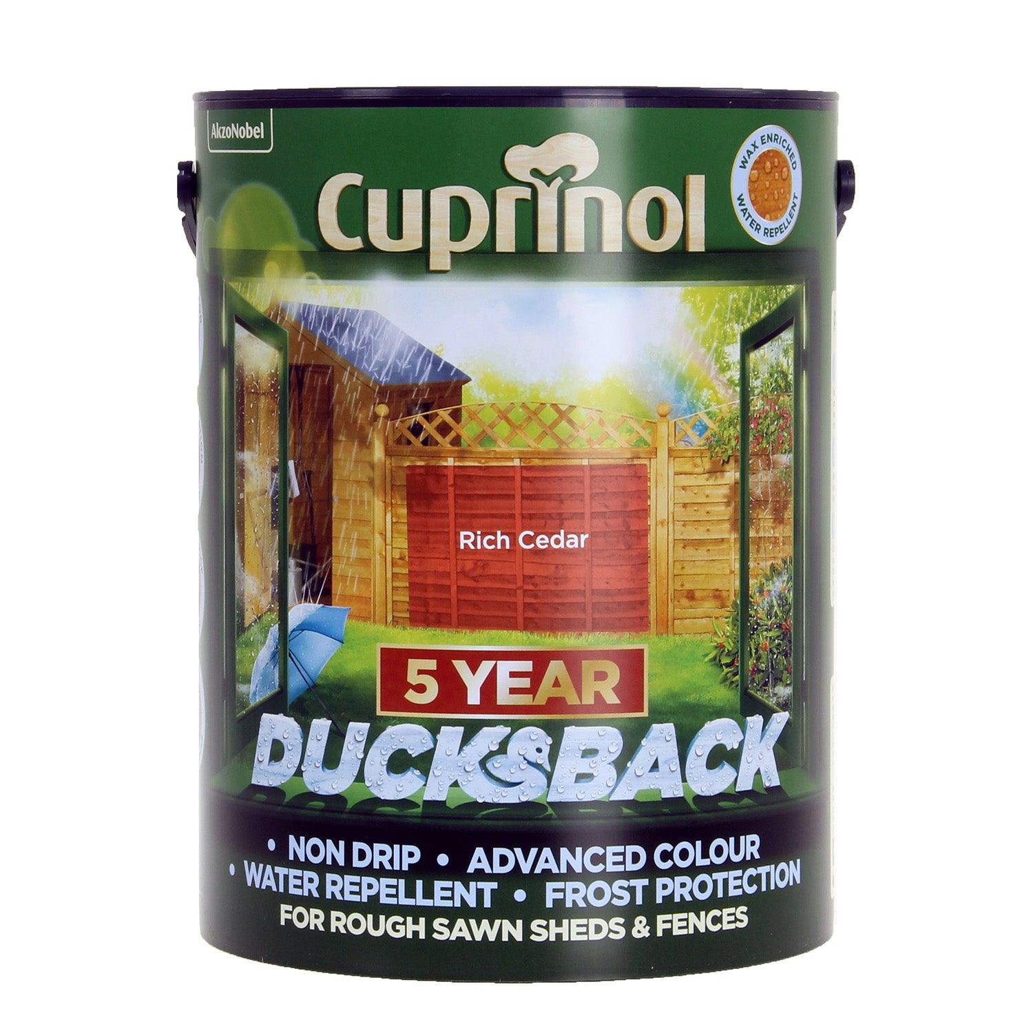 Cuprinol Cuprinol 5 Year Ducksback Rich Cedar 5L