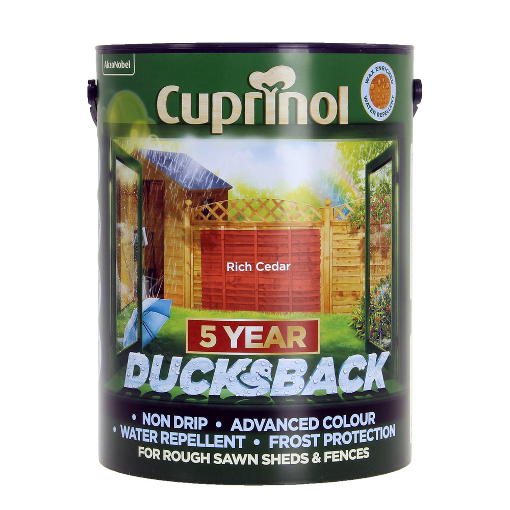 Cuprinol Cuprinol 5 Year Ducksback Rich Cedar 5L