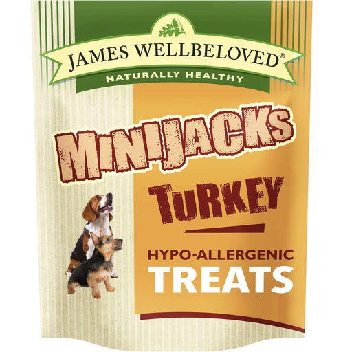 James Wellbeloved Minijacks Turkey & Rice Dog Treats 90g