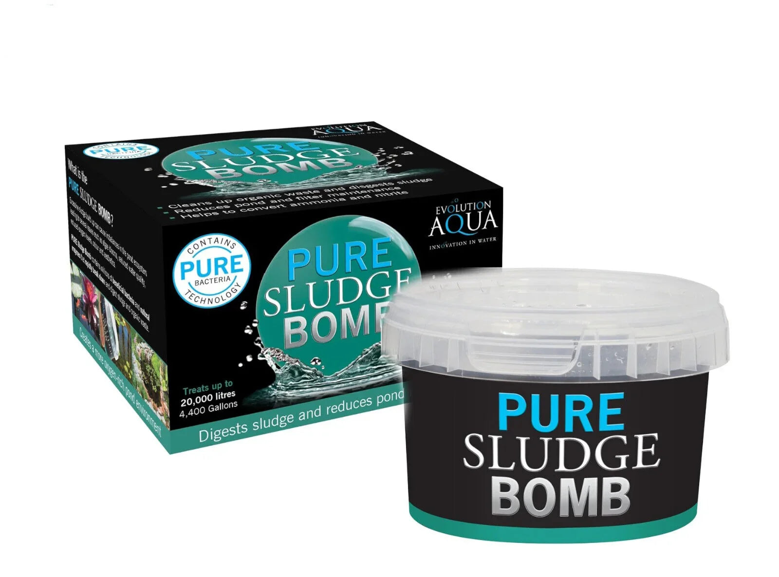 Sludge Pets Evolution Aqua PURE Sludge Bomb – PetsMagnet.co.uk