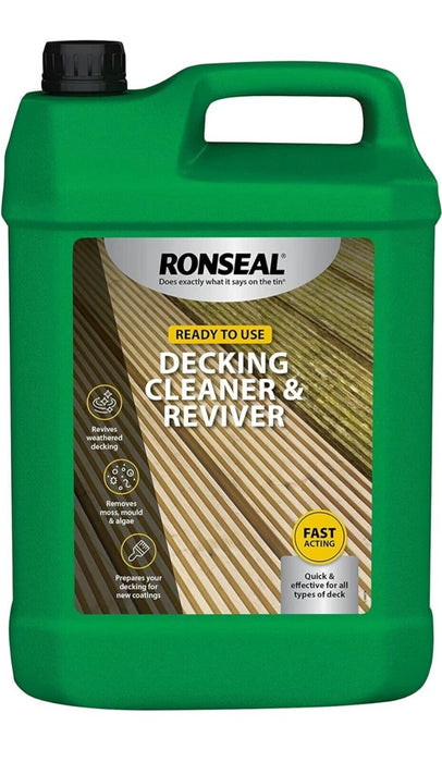 Ronseal Decking Cleaner and Reviver 5L