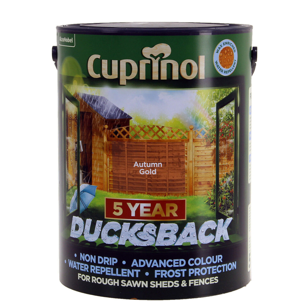 Cuprinol Cuprinol 5 Year Ducksback Autumn Gold 5L