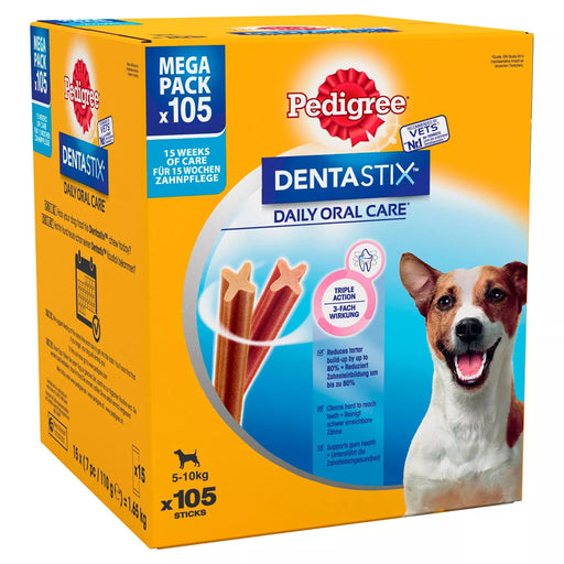 Pedigree Dentastix Daily Oral Care Chews Small Dog Treats 105 sticks