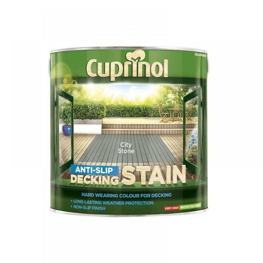 Cuprinol Anti-Slip Decking Stain City Stone 2.5L