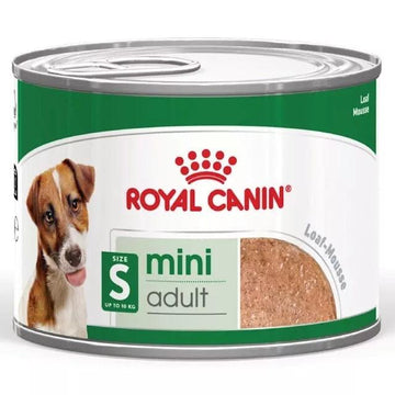 Royal Canin Mini Adult Wet Dog Food In Loaf Cans 12 x 195g