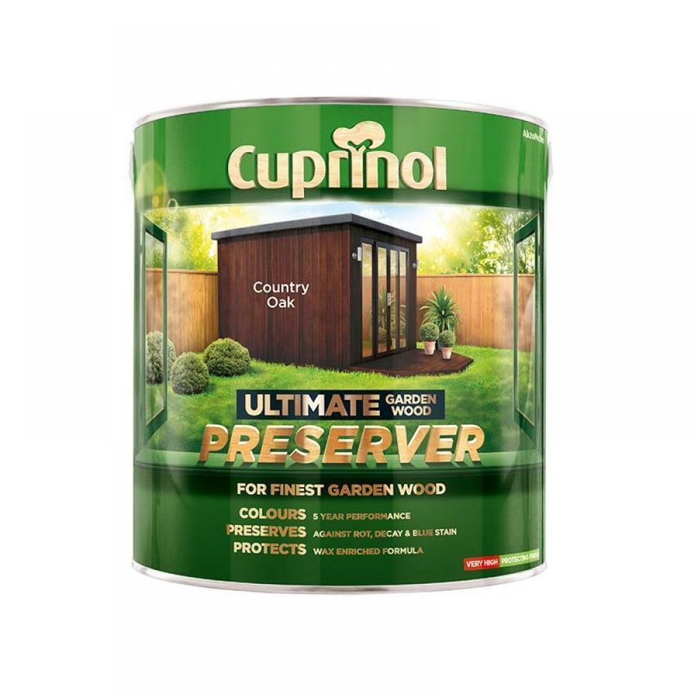 Cuprinol Ultimate Garden Wood Preserver Country Oak 4L