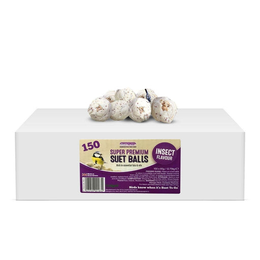 Suet To Go Suet Balls Insect Flavour Bird Food 150 Pack