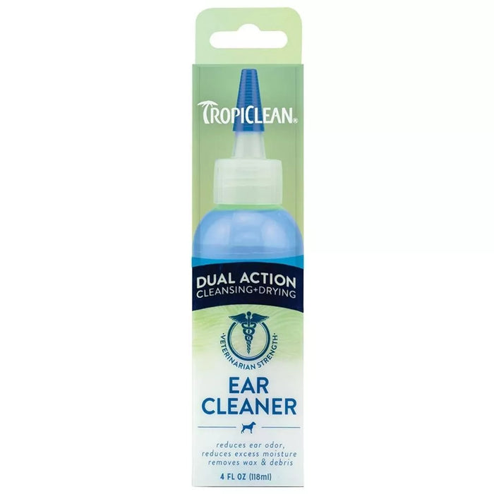 TropiClean Dual Action Cleansing & Drying Ear Care 118ml