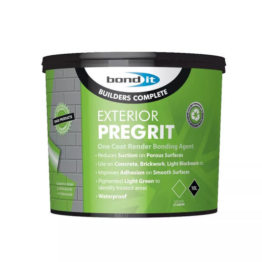 Bond It Exterior Render Pregrit Bonding Agent Light Green 10L