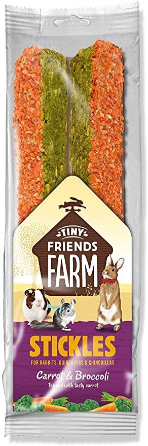 Supreme Tiny Friends Farm Stickles with Carrot & Broccoli 100g