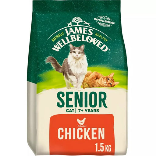 James Wellbeloved Senior Chicken Dry Cat Food 1.5kg