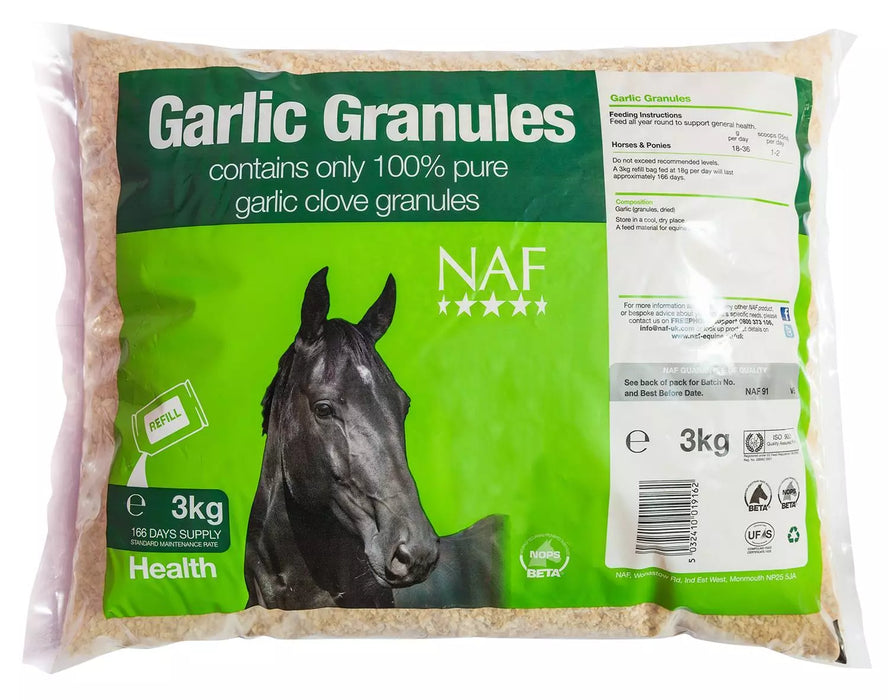 NAF Garlic Granules Equine Supplements