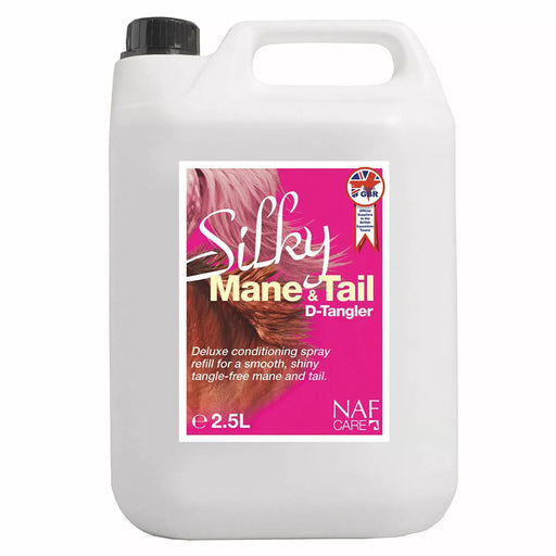 NAF Silky Mane & Tail D-Tangler Equine Spray Refill 2.5L