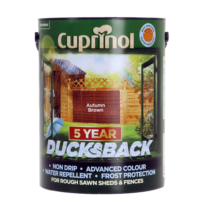 Cuprinol Cuprinol 5 Year Ducksback Autumn Brown 5L